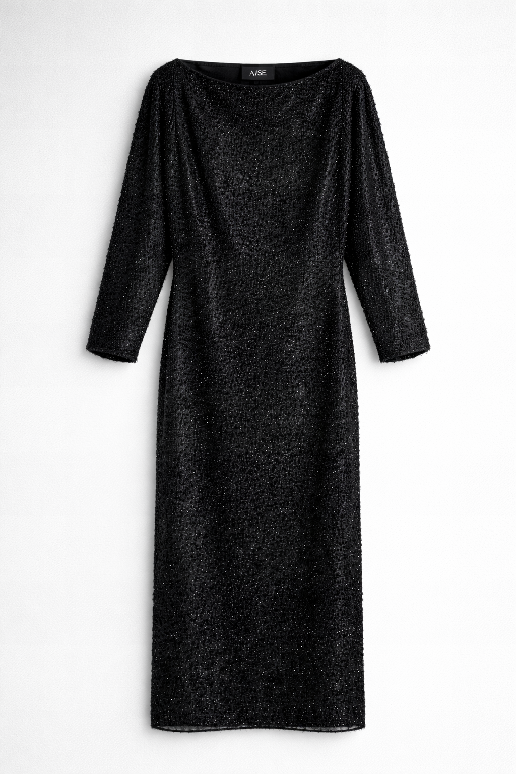 Long Off-Shoulder Gown with Moroccan Takshita “Effect” (A-Line)