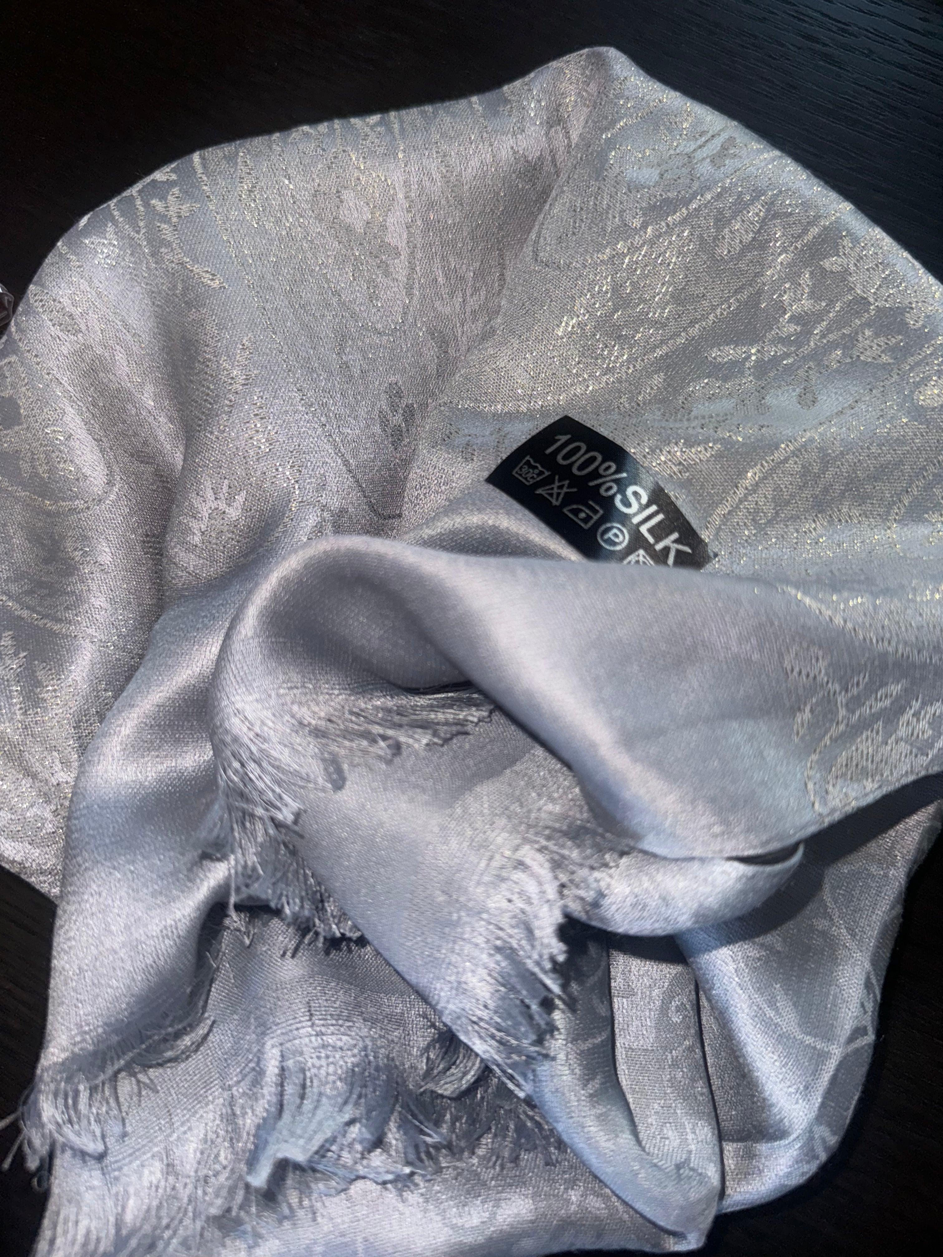 100 silk woven scarf