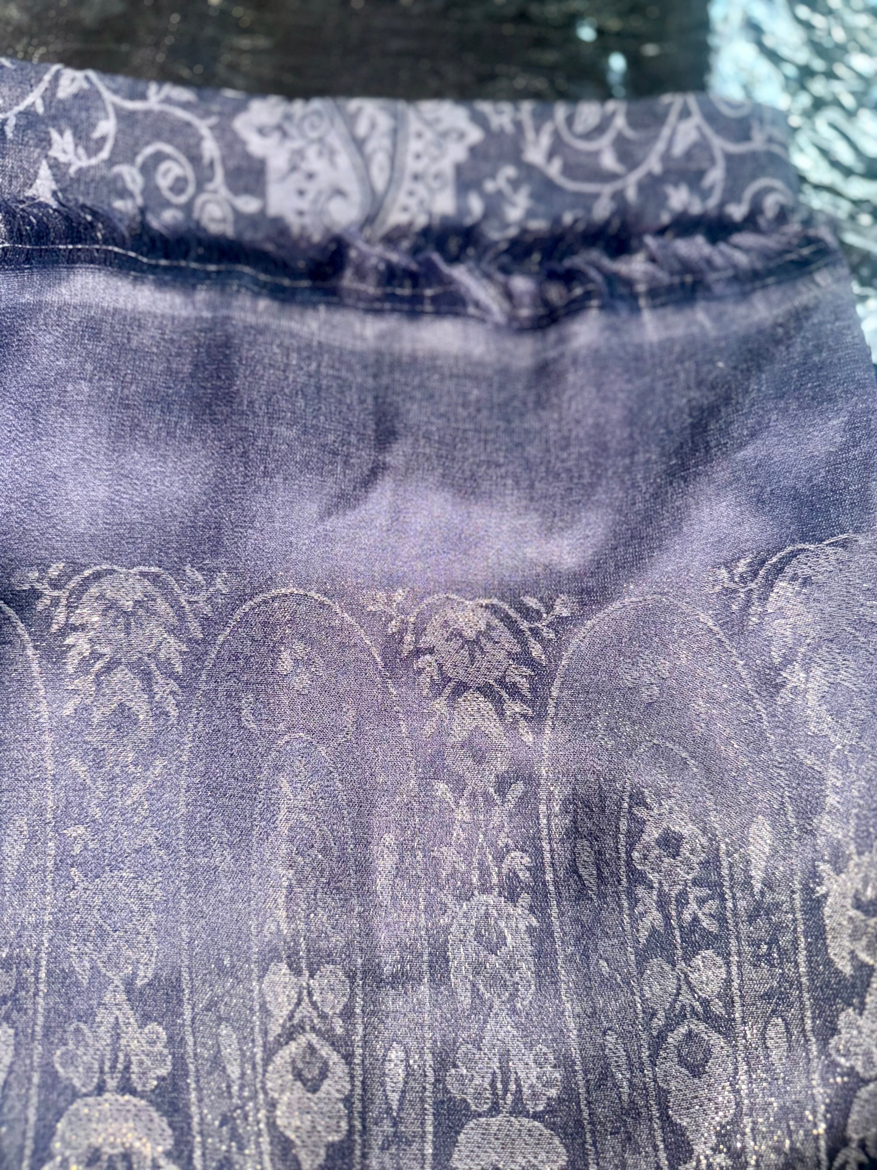 100 SILK SCARF WOVEN SILK SHAWL