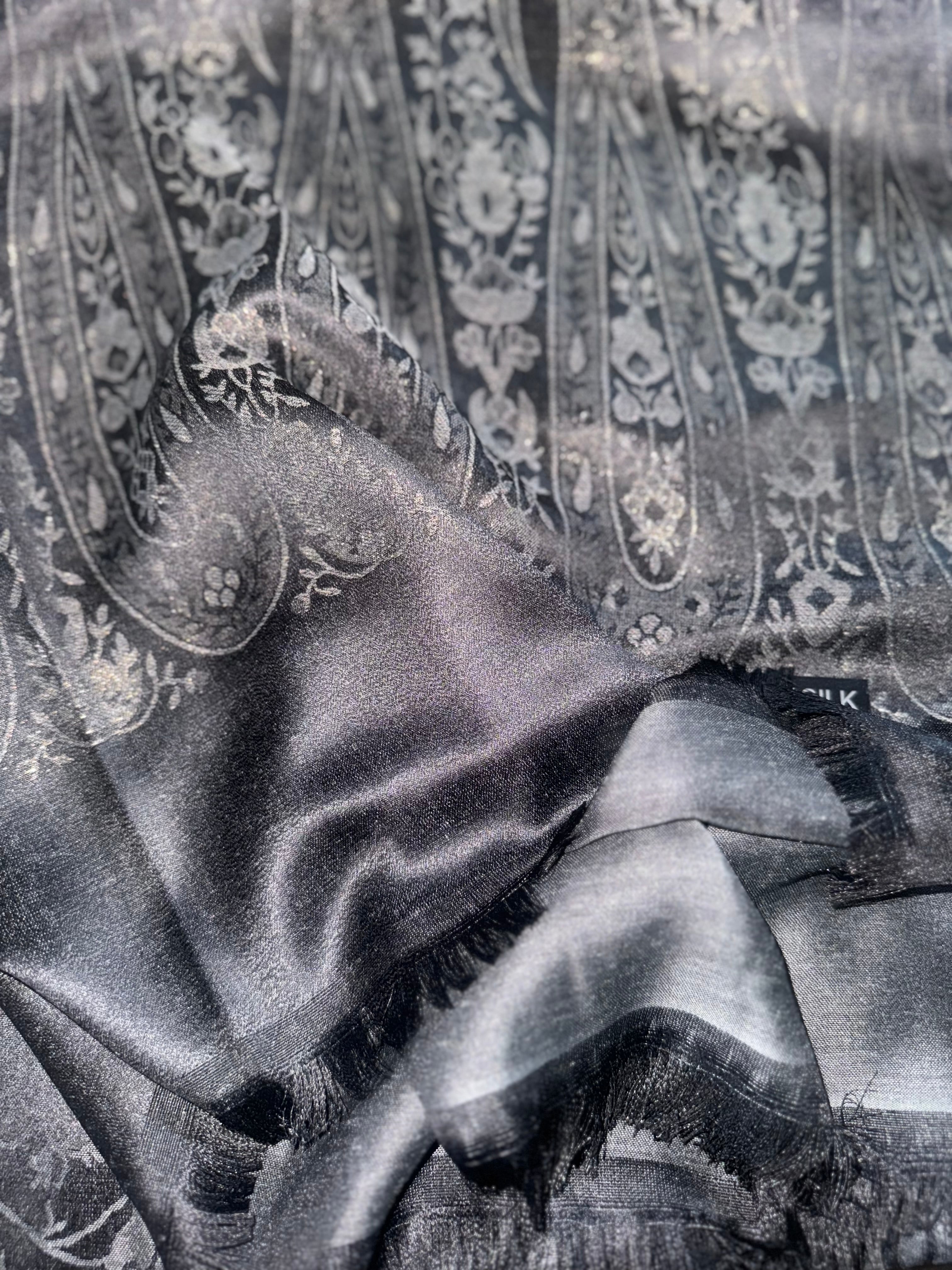 100 SILK WOVEN SCARF