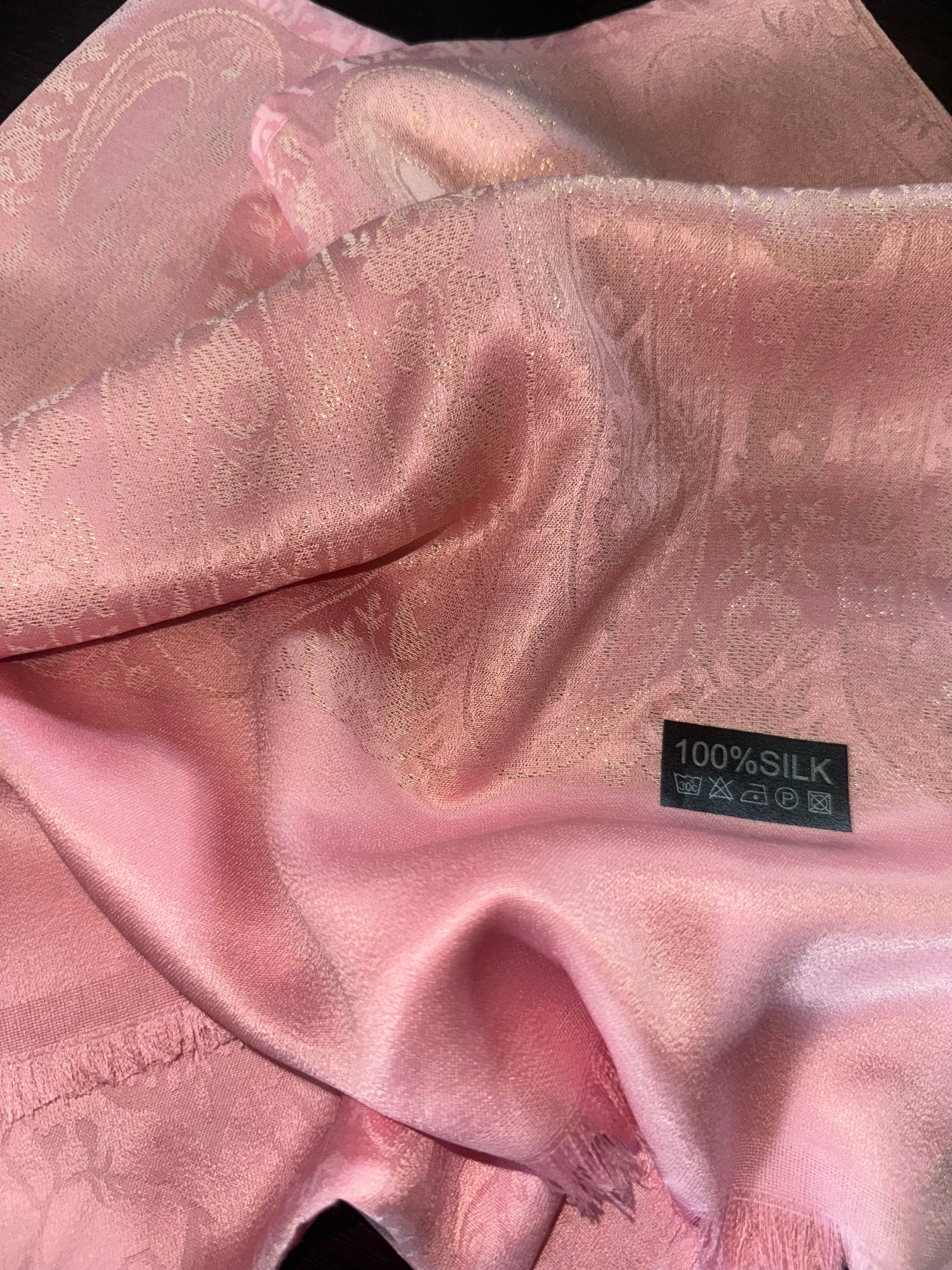 100 silk woven scarf and shawl