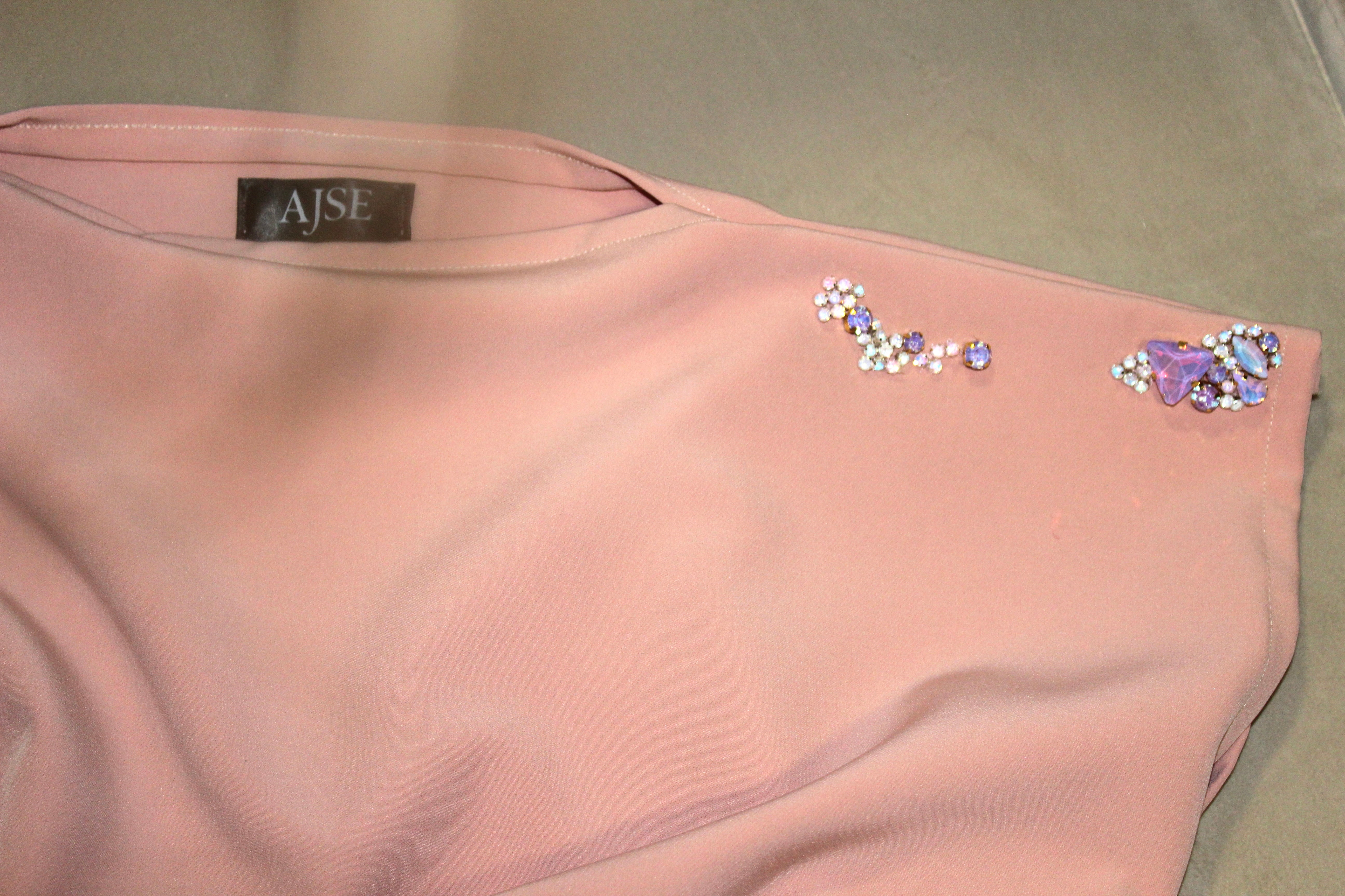 Vintage Pink High-Quality Stretch Dress