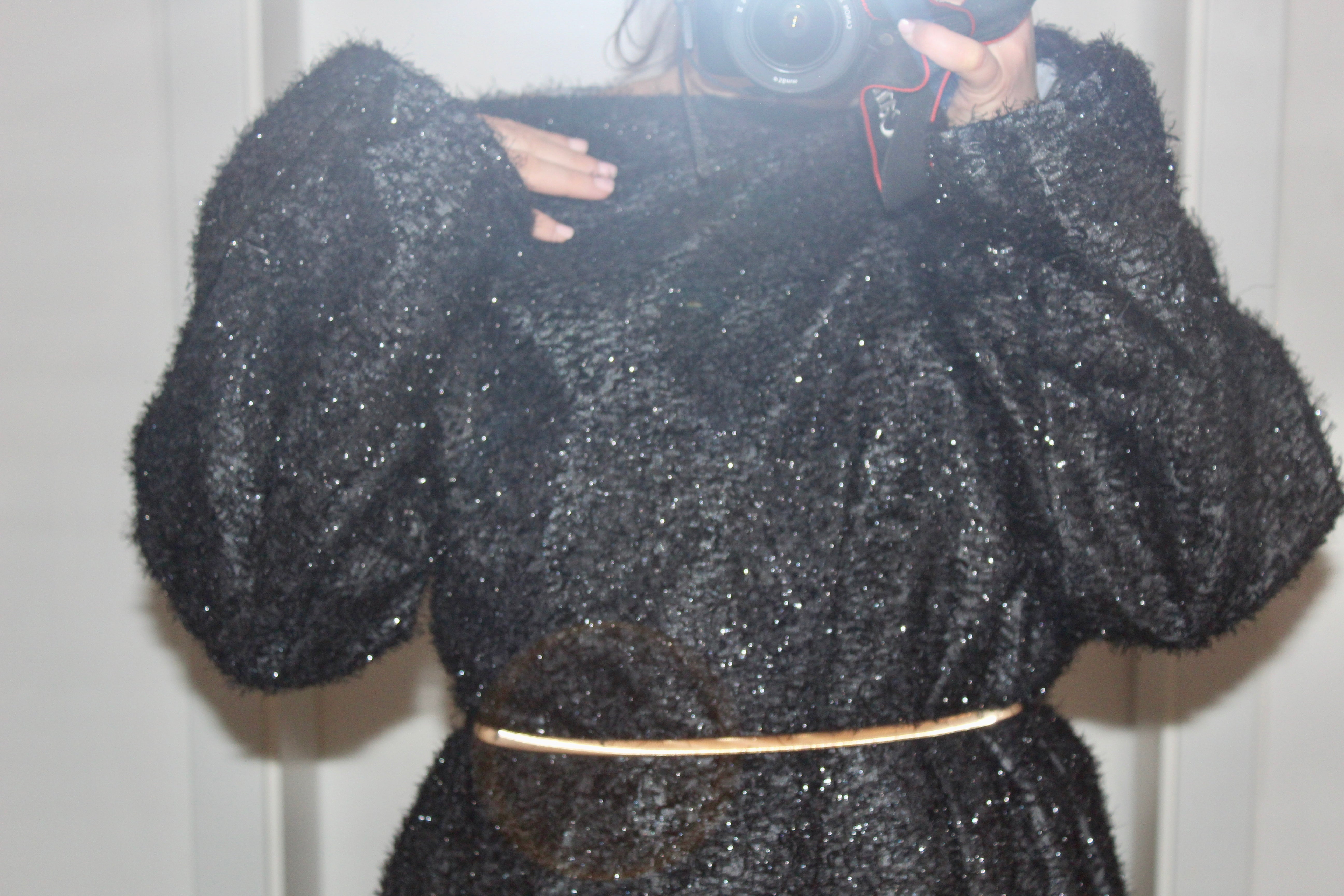 Long Off-Shoulder Gown with Moroccan Takshita “Effect” (A-Line)